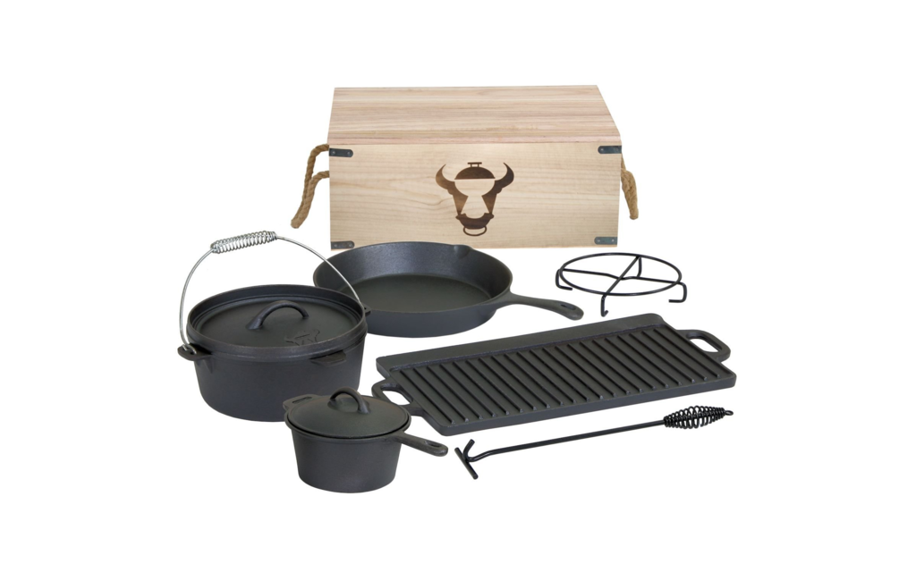 Dutch Oven Set in Holzkiste