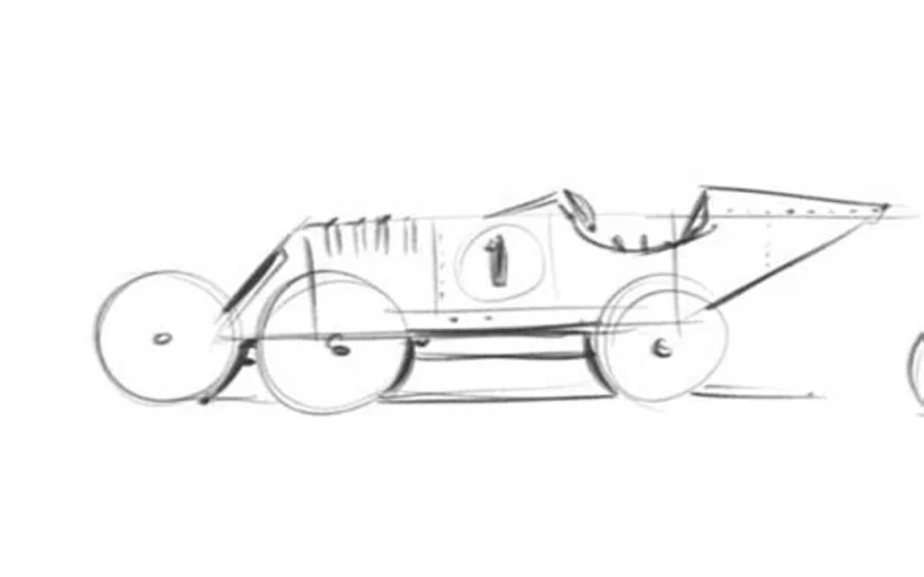 FIAT | LUCIFERO 1929 | Six Wheeler Rennwagen mit Flugzeugmotor  Bild 5 von 6