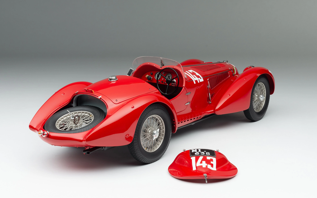 ALFA ROMEO 8C 2900 | Mille-Miglia-Sieger 1938 - 1:8 Meisterwerke der Modellbaukunst Bild 10 von 10
