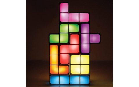 Tetris LED Lampe