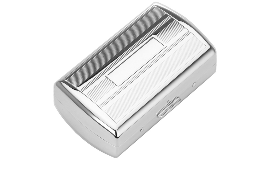 Zigaretten  Etui  versilbert