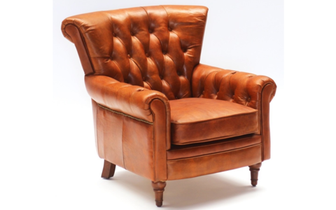 Echtleder Chesterfield 