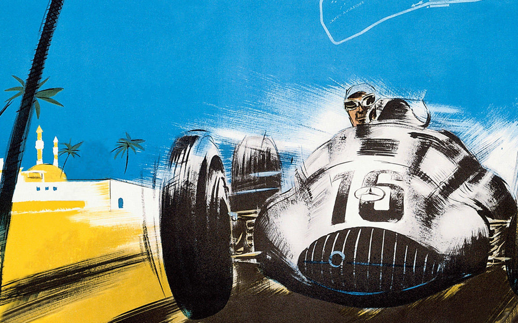 MERCEDES-BENZ | Historische Rennplakate - Siege für die Silberpfeile