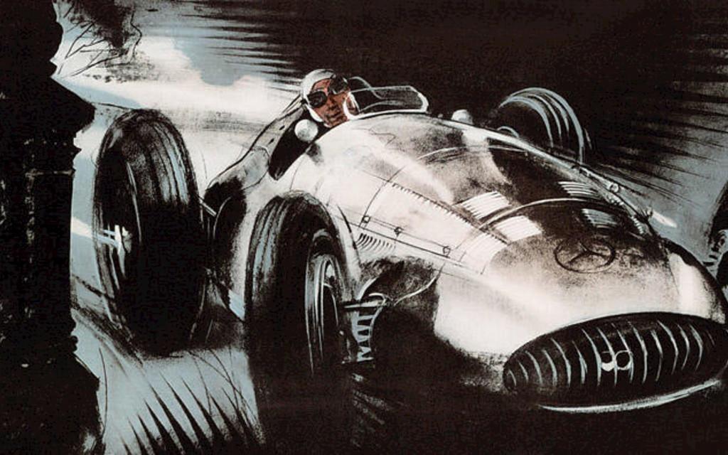 MERCEDES-BENZ | Historische Rennplakate - Siege für die Silberpfeile Image 3 from 4