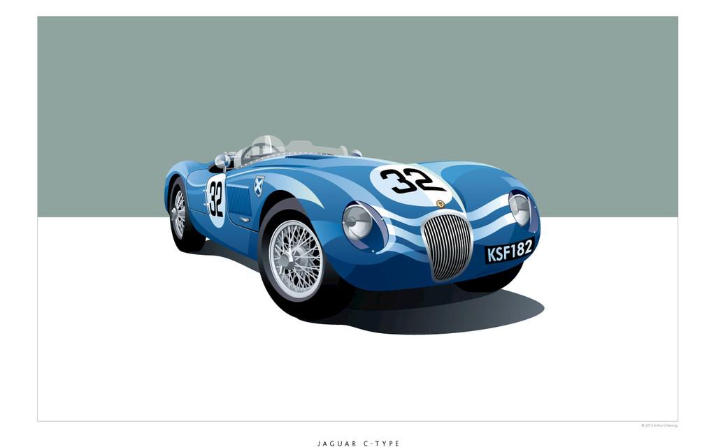 SCHENING | ILLUSTRATIONS - Historische Rennfahrzeuge  Image 4 from 6