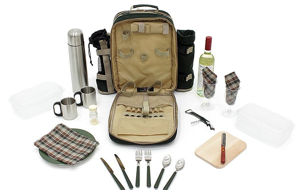 The Greenfield Collection Super Deluxe Picknick Rucksack  Bild 3 von 4