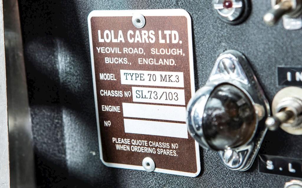 1967 LOLA T70 MKIII - ROAD REGISTERED Image 13 from 15