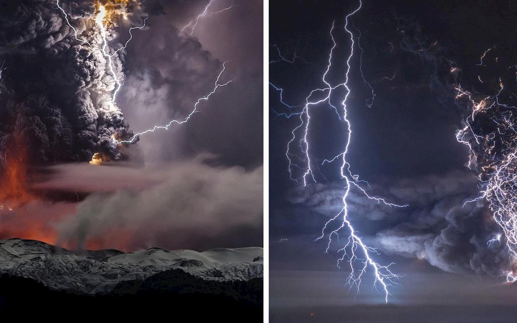 Die Luft knistert: Vulkanische Gewitter in Eruptionswolken  Bild 1 von 9