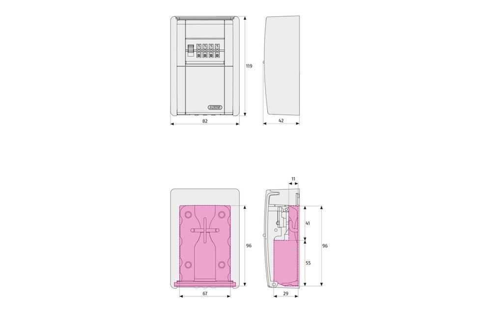 ABUS Schlüsseltresor KeyGarage Bild 4 von 5