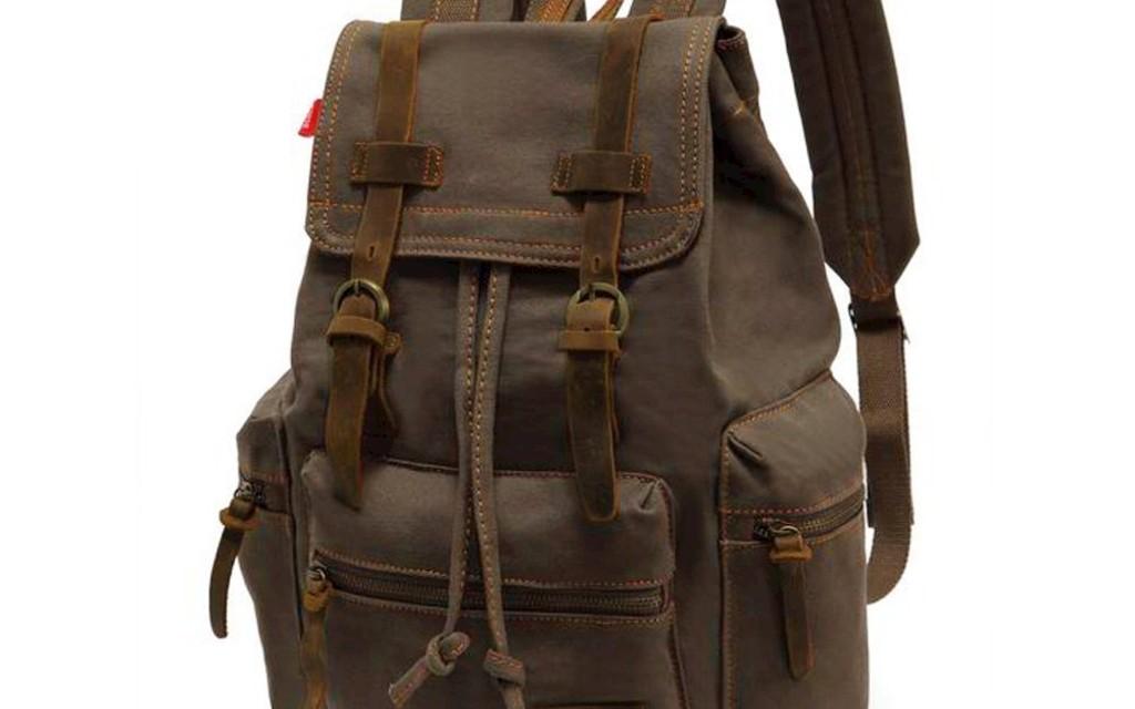 P.KU. Canvas Rucksack Image 1 from 3