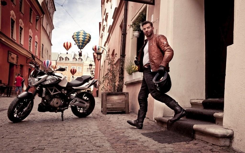 Shima HUNTER PLUS Leder Motorradjacke Image 2 from 3