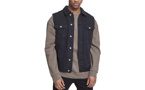 Urban Classics Weste Denim