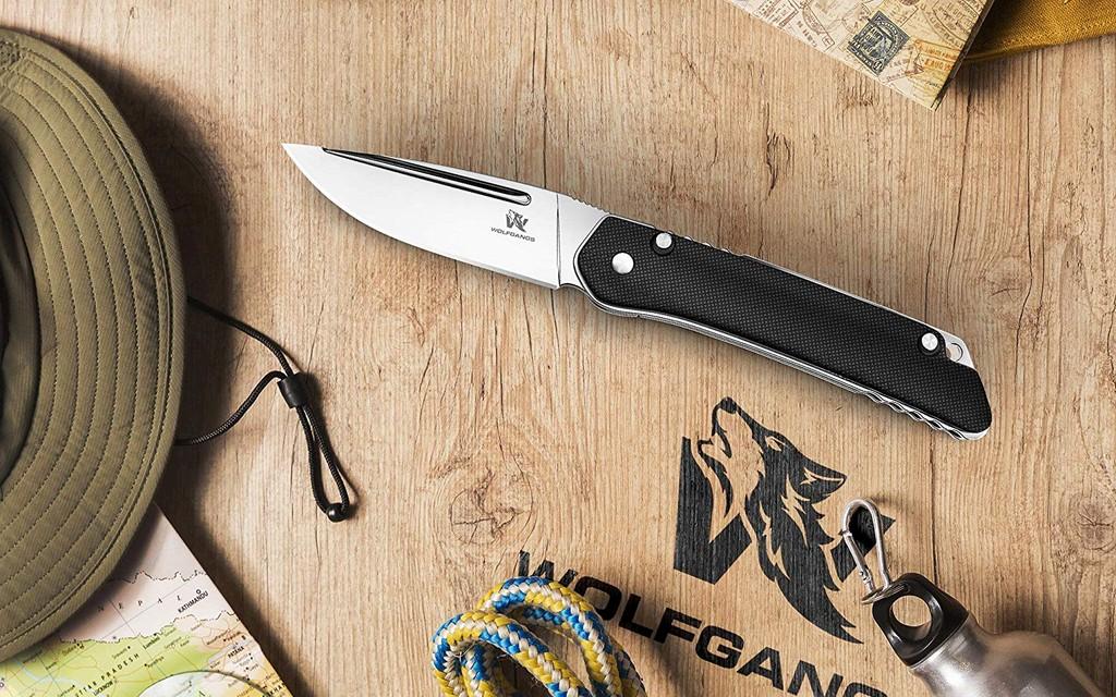 Wolfgangs Zweihand Klappmesser D2 Stahl  Bild 6 von 6