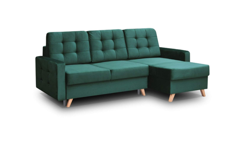 mb-moebel Eckcouch Couch mit Schlaffunktion und Bettkasten 