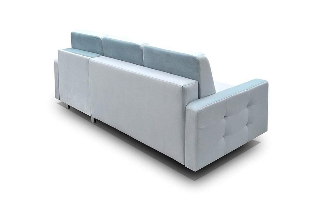mb-moebel Eckcouch Couch mit Schlaffunktion und Bettkasten  Image 2 from 4