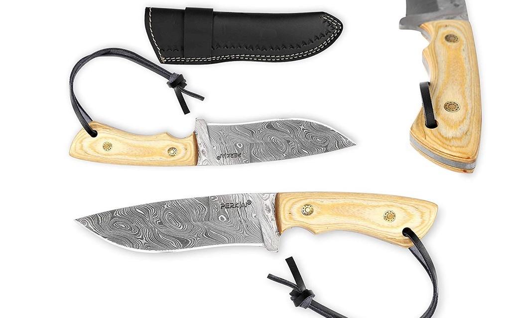 Perkin Knives Handgemachtes Damast Jagdmesser Bild 6 von 6