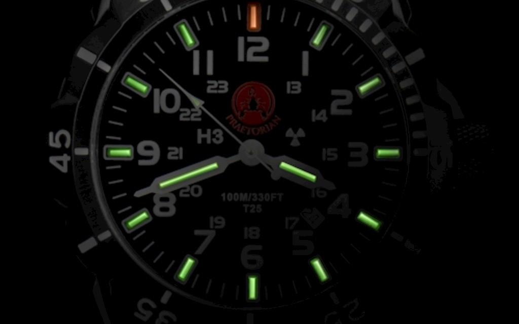 PRAETORIAN | Night Patrol Black PVD – Nato Strap Image 3 from 4