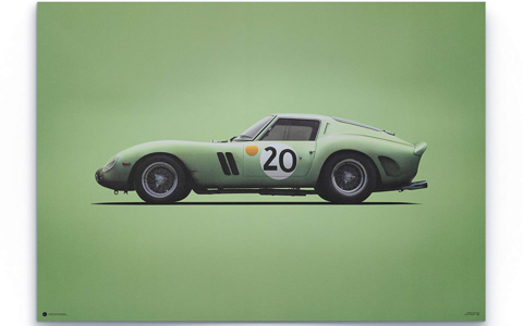 Automobilist Store Ferrari 250 GTO Poster