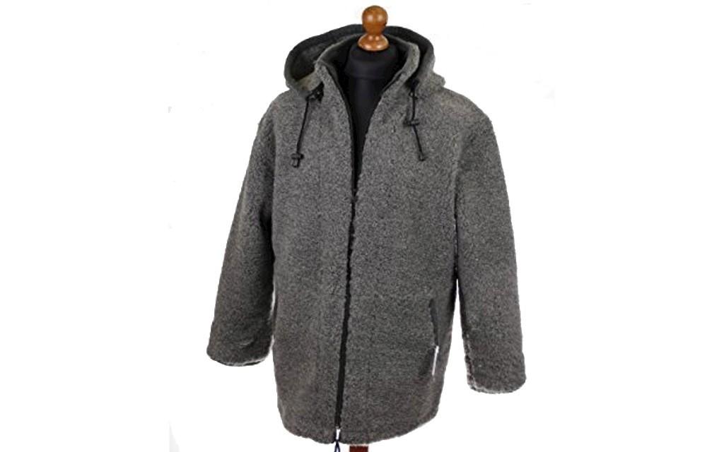 Karbaro Schafwolljacke mit Kapuze Bild 1 von 2