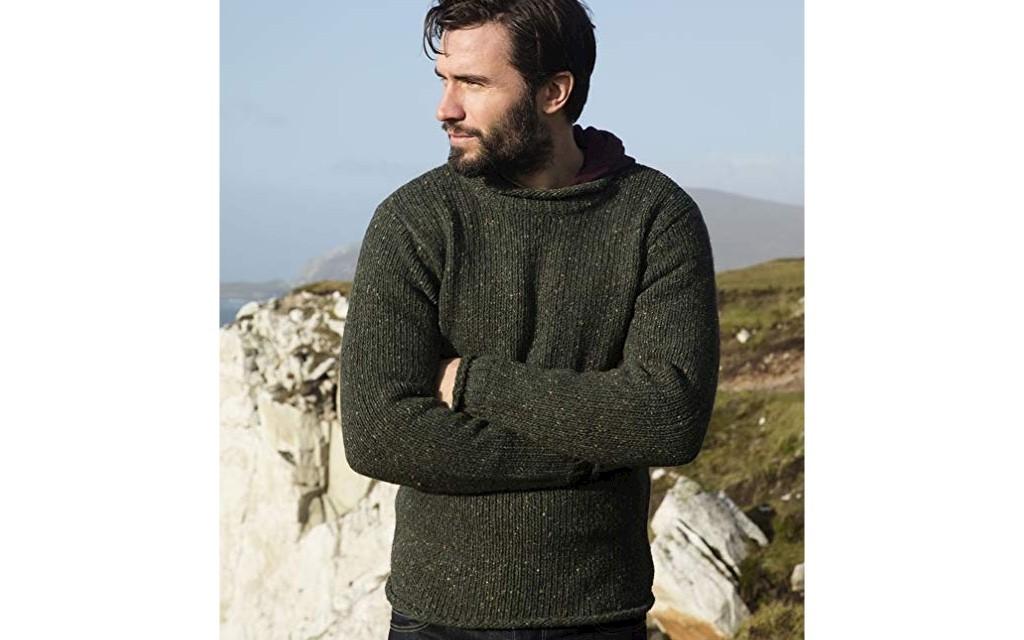 McLaughlin's Irish Herrenpullover aus Tweedwolle Image 1 from 2