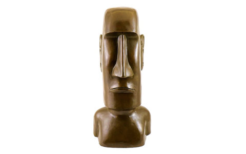 Kunst & Ambiente Moai Osterinsel Bronze Skulptur 