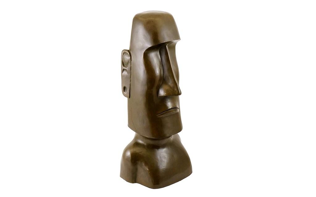 Kunst & Ambiente Moai Osterinsel Bronze Skulptur  Bild 6 von 6