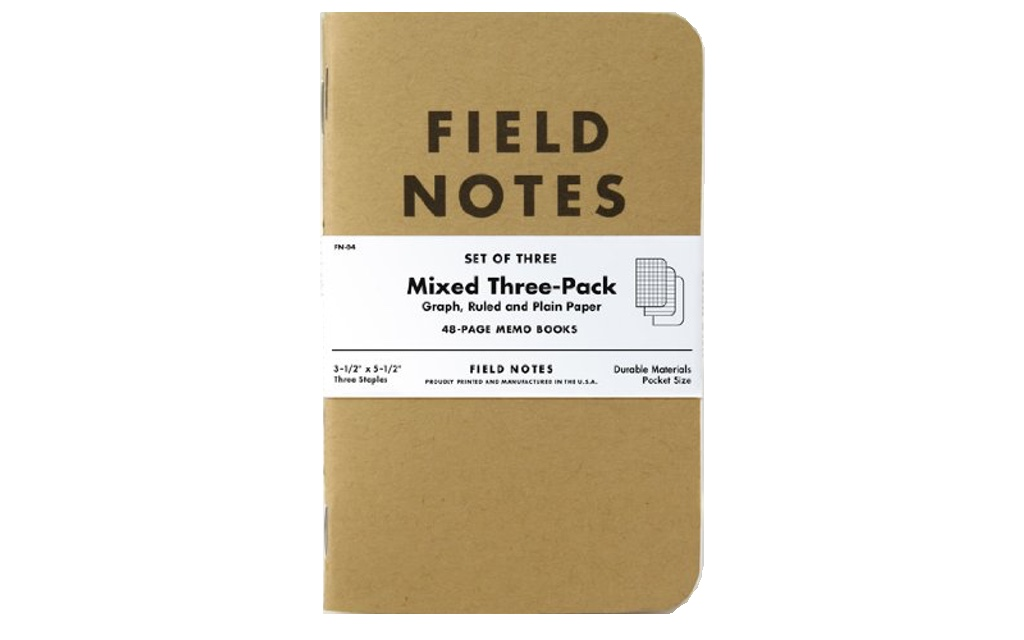 Field Notes Notizbuch 3er-Pack