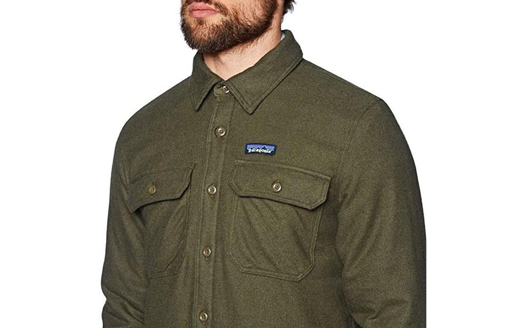 Patagonia Men's Insulated Fjord Flannel Jacket Image 1 from 3