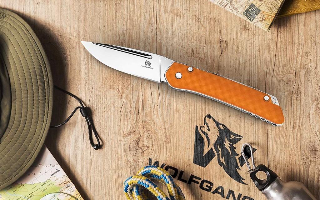 Wolfgangs Zweihand Klappmesser D2 Stahl Bild 3 von 6