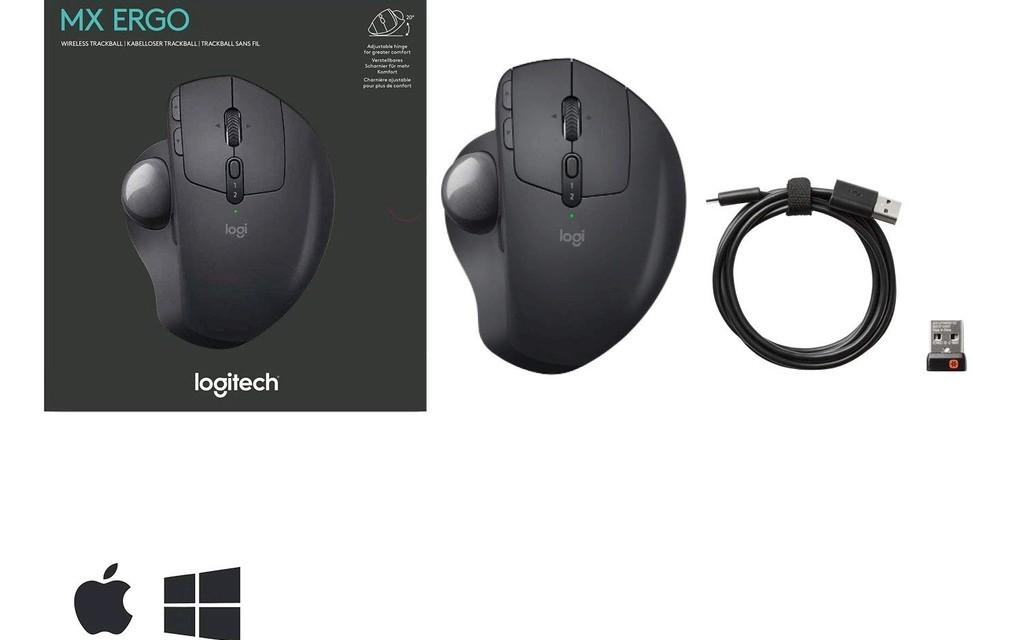 Logitech MX Ergo kabellose Trackball Maus Image 6 from 10