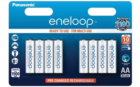 8 x Panasonic eneloop Akkus AA