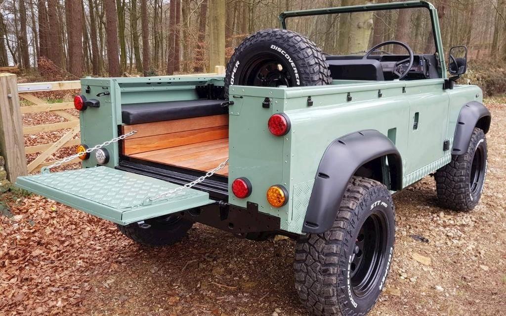 1993 Land Rover Defender 90 Pick Up Soft Top  Bild 8 von 9