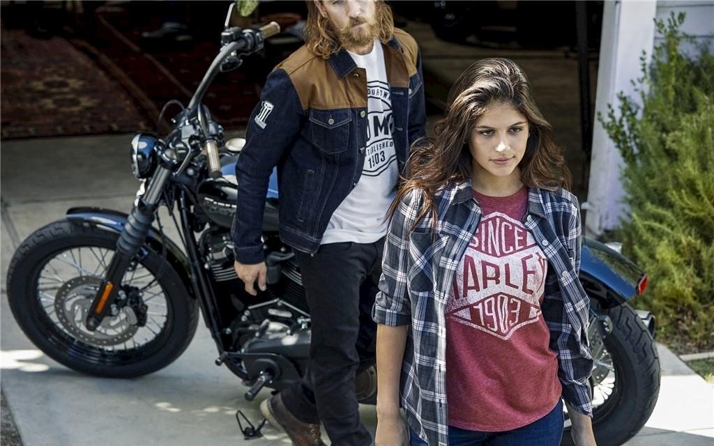 HARLEY DAVIDSON | Waxed Canvas Denim Jacket Image 2 from 3