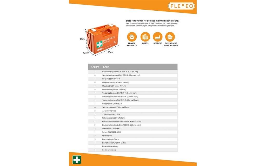 FLEXEO Erste-Hilfe-Koffer Image 4 from 5