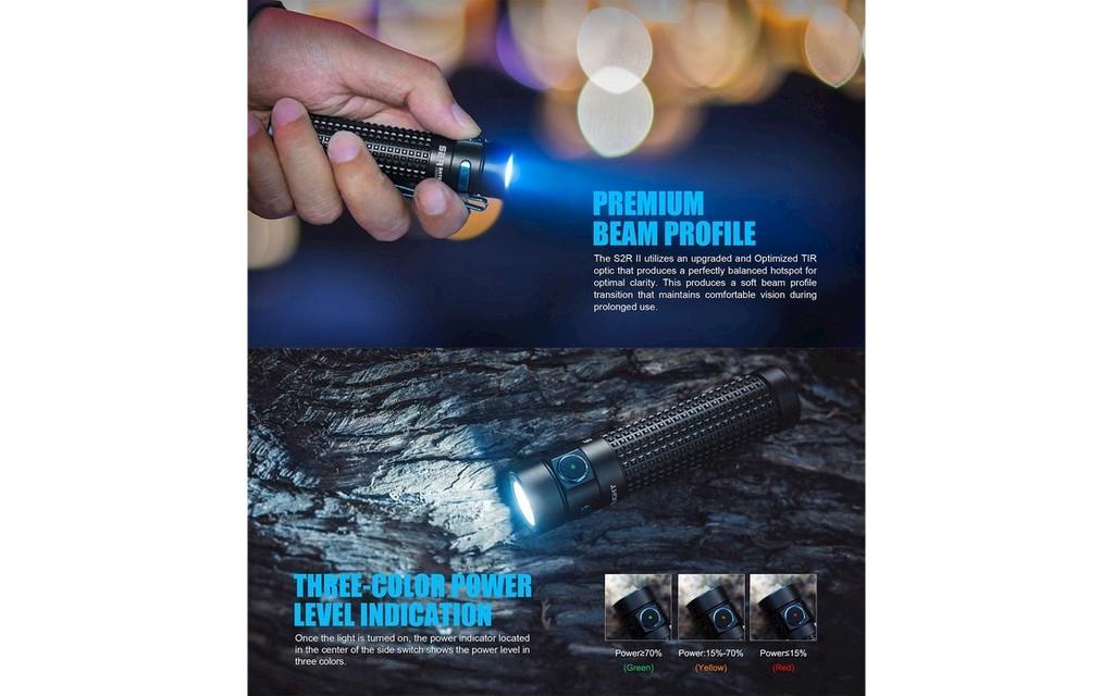 Olight S2R II Taschenlampe 1150 Lumen Bild 7 von 8