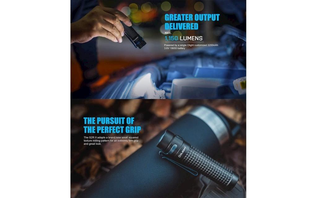 Olight S2R II Taschenlampe 1150 Lumen Image 8 from 8