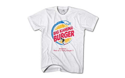 Monkey Print T-Shirt "Big Kahuna Burger"