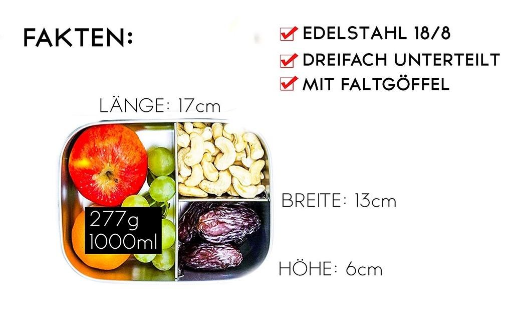 ALPIN LOACKER Edelstahl Lunch Box Bild 5 von 5