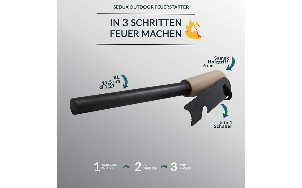 Sedux Feuerstahl XL Magnesium Bild 1 von 4