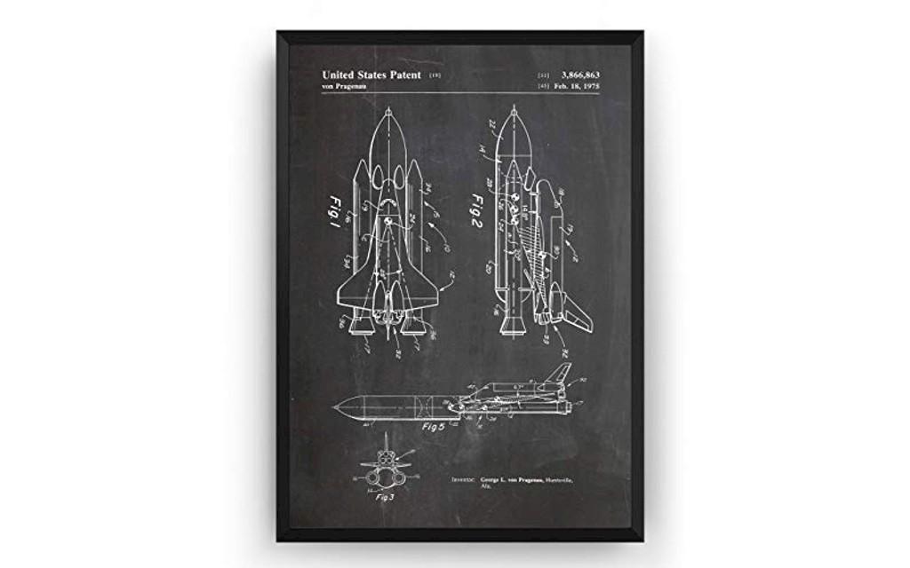 NASA Blueprint Patentdrucke A4 Poster Image 2 from 4