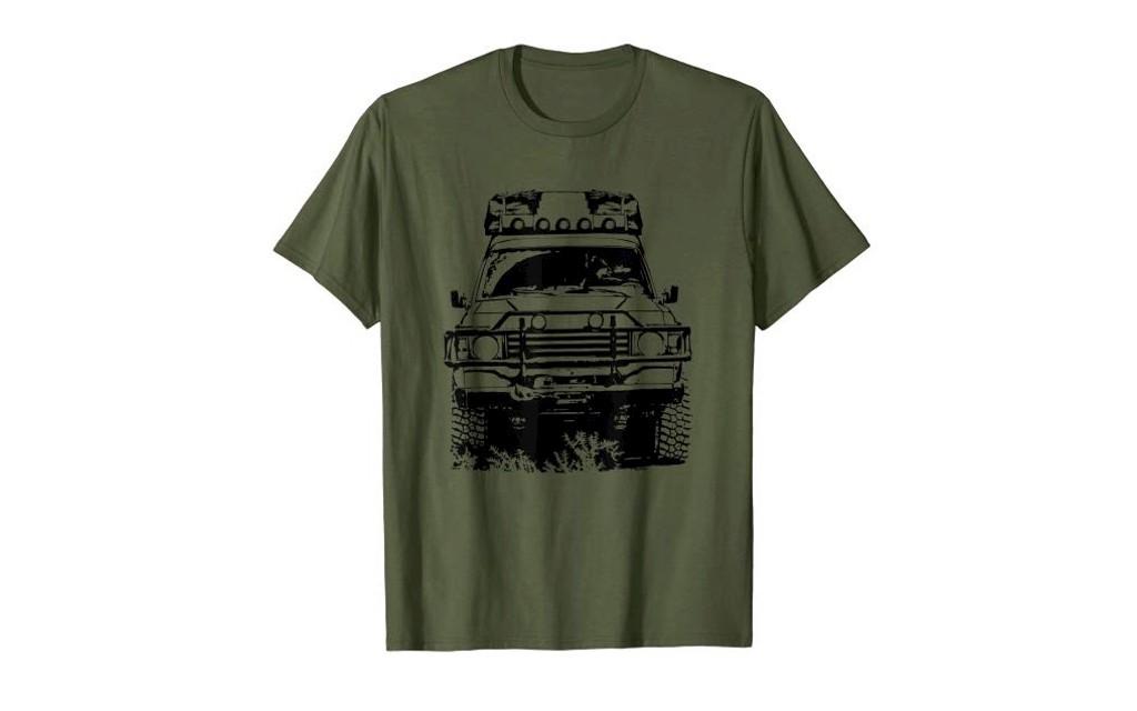 Overland Offroad 4x4 HJ60 T-Shirt Image 3 from 3