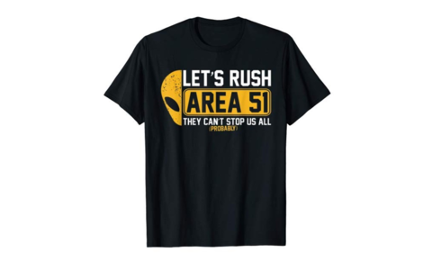 Storm Area 51 T-Shirt "They Can't Stop Us"