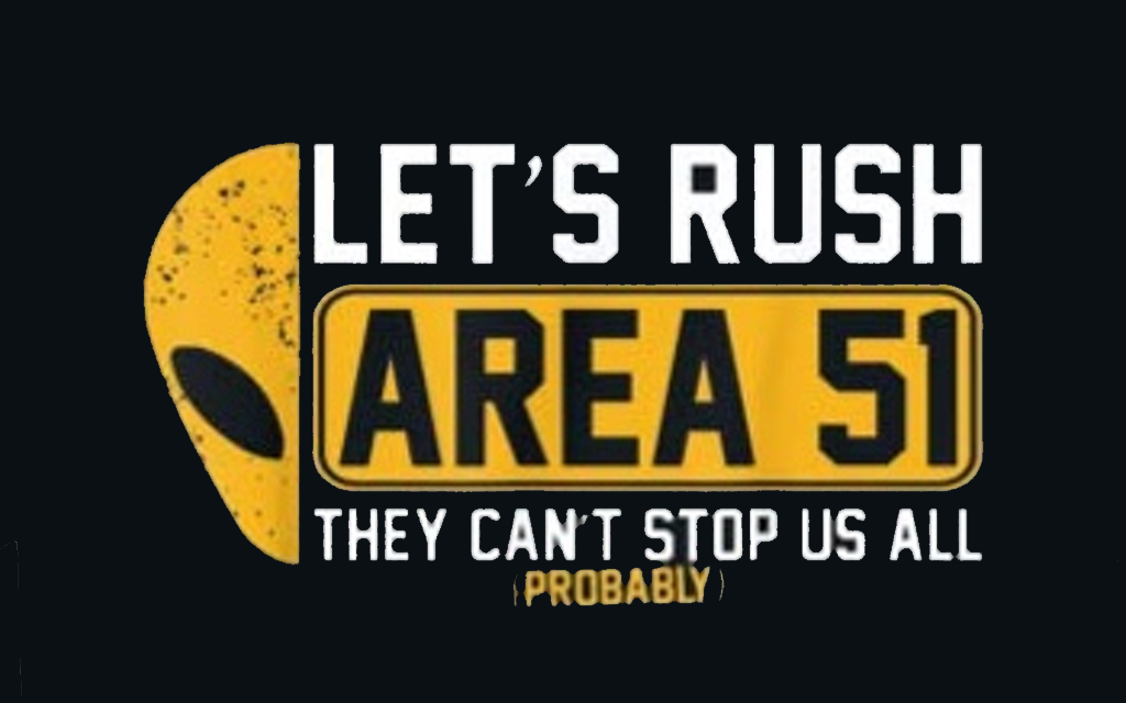 Storm Area 51 T-Shirt "They Can't Stop Us" Bild 1 von 1