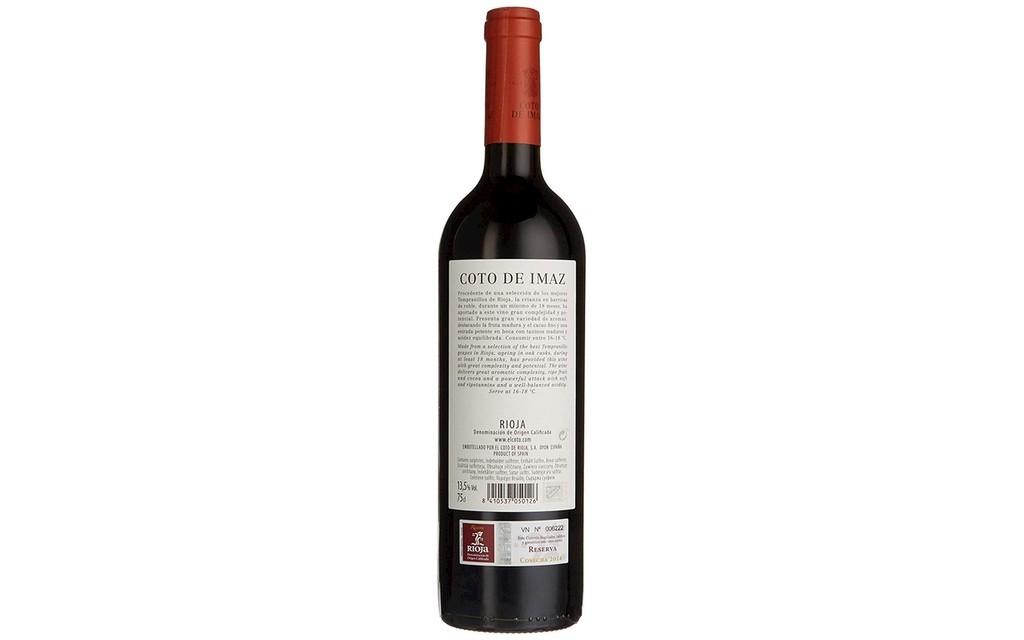 Coto de Imaz, Rioja Reserva D.O. Bodegas El Tempranillo  Bild 2 von 2