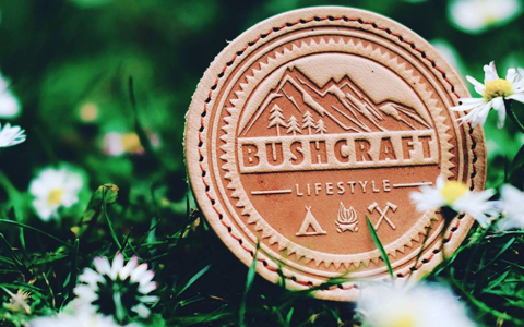 Bushcraft Lifestyle Leder Patch