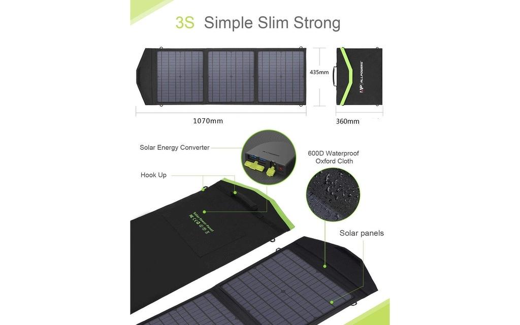 ALLPOWERS | Solar Charger 60W Monokristallin Bild 1 von 7
