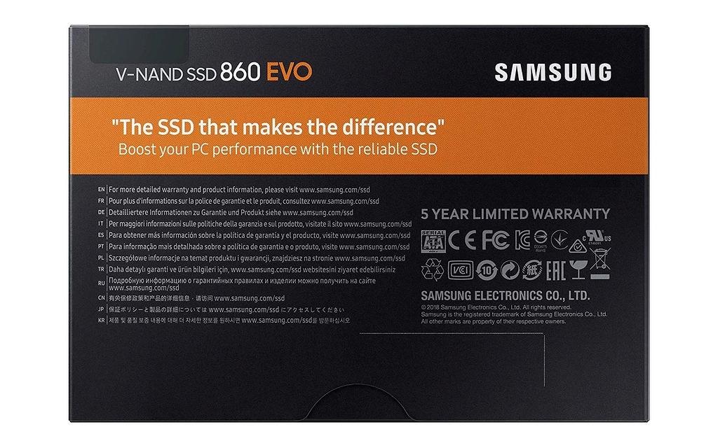 SAMSUNG | SSD 860 EVO 500 GB SATA 2,5" Image 4 from 5