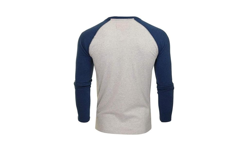 Superdry Orange Label Baseball Long Sleeve T-Shirt Bild 2 von 3