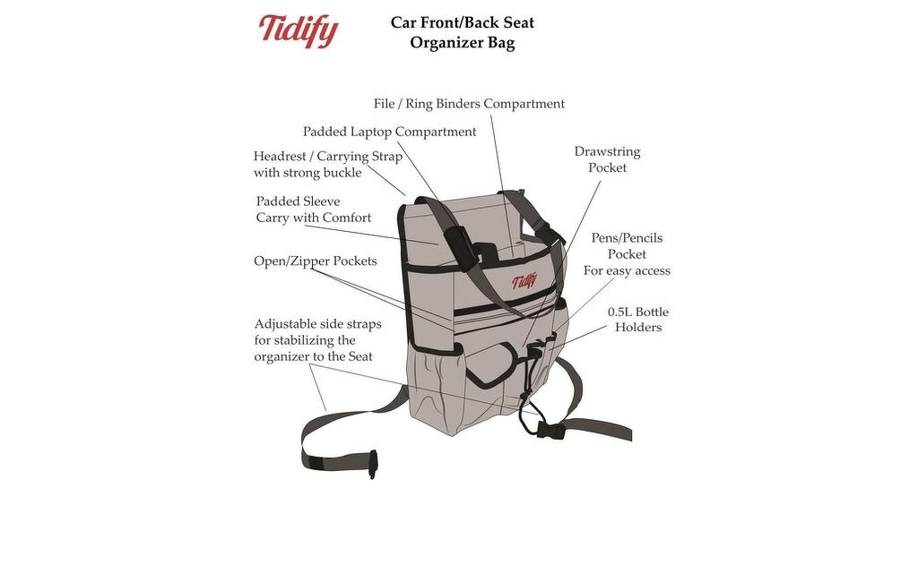 Tidify Auto Rückenlehnen Organizer  Image 8 from 8