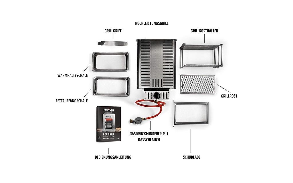 Rustler 800 | Oberhitze Gasgrill Bild 7 von 10